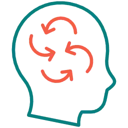 Icon representing anxiety and panic disorder counseling