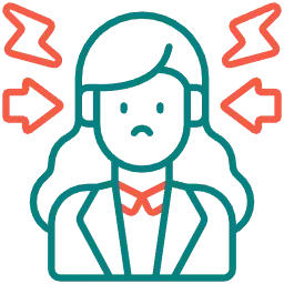 Icon representing relational and domestic trauma