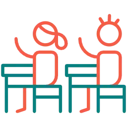 Icon representing middle childhood