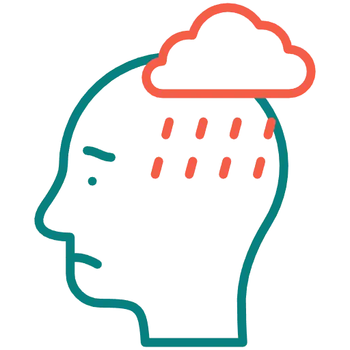 Icon representing depression and mood disorder counseling